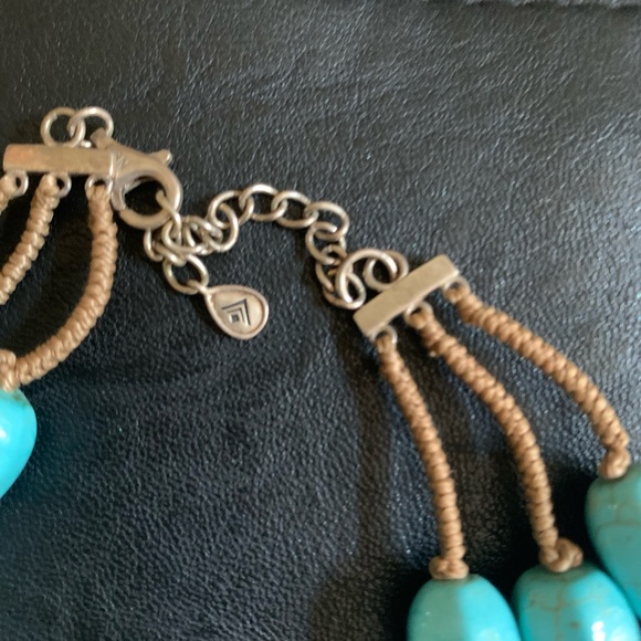 Silpada retired Howlite Bead &Sterling Silver Necklace - Picture 3 of 3